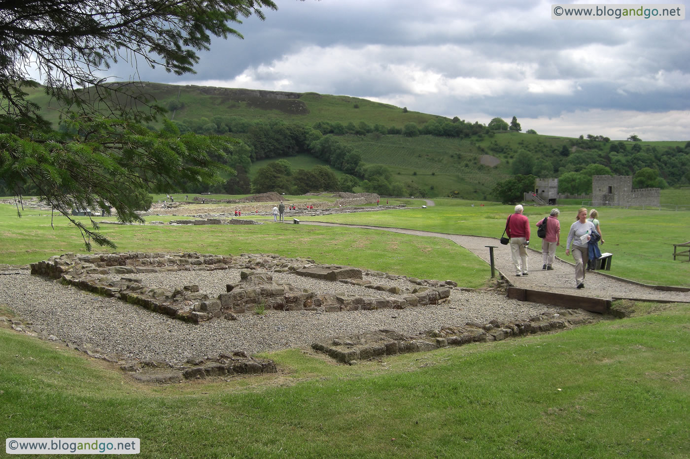 Hadrian's Wall Path - Vindolanda entrance